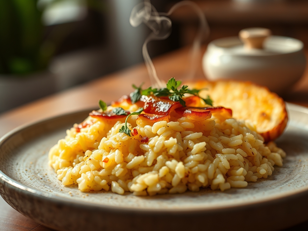Arroz com leite e baunilha de ilha