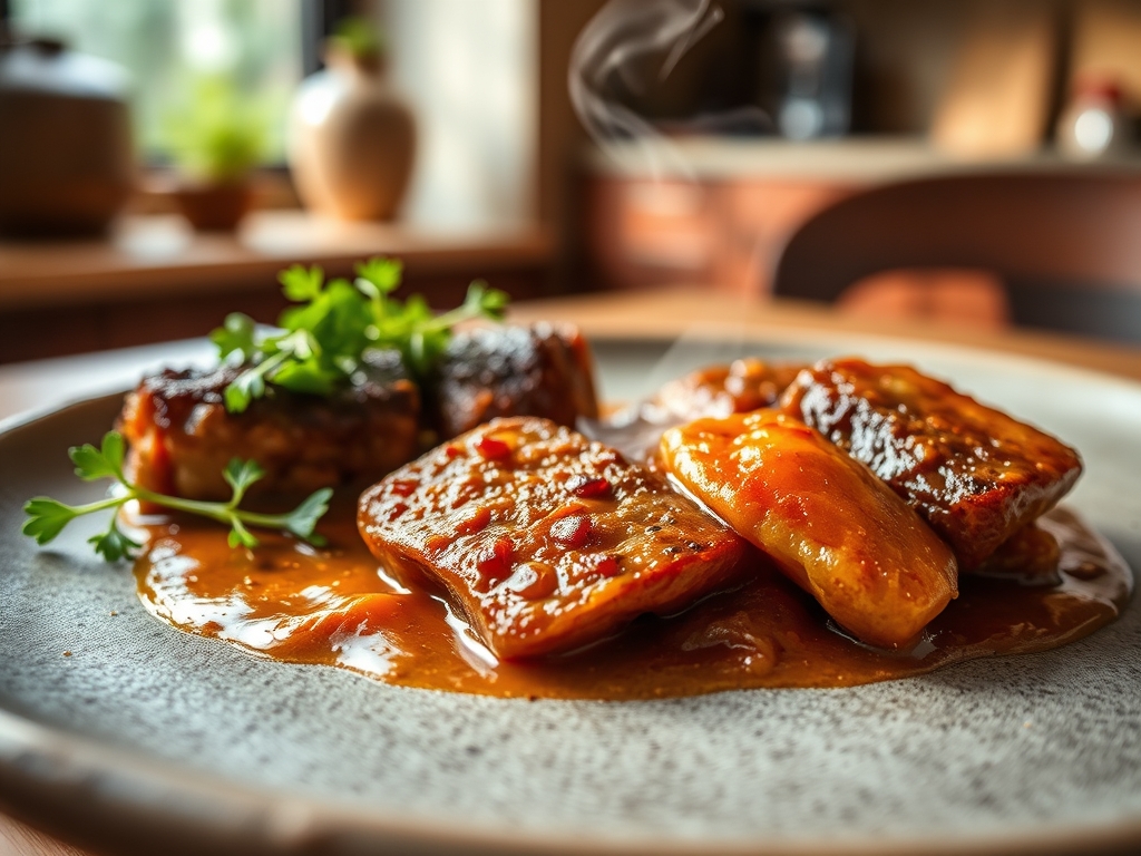 Bife à Regional com pimenta da terra