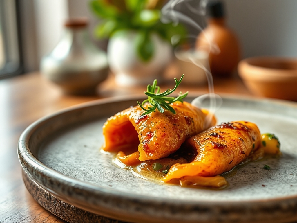 Chouriço de cebola e especiarias