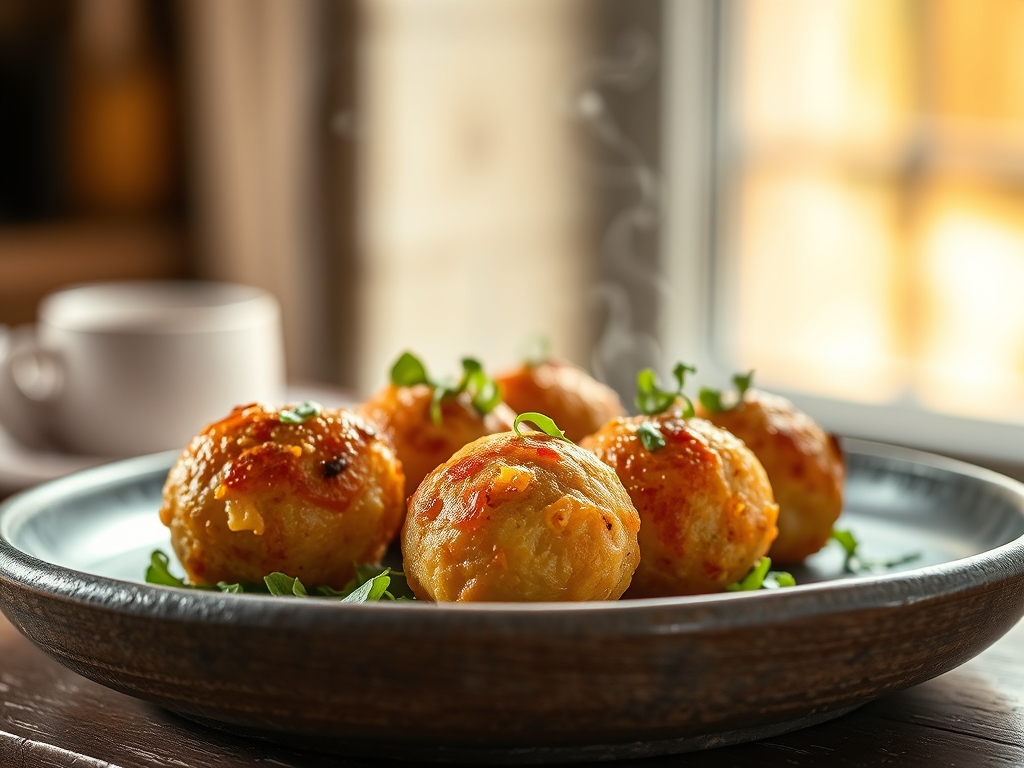 Croquetes de carne de fumeiro pro