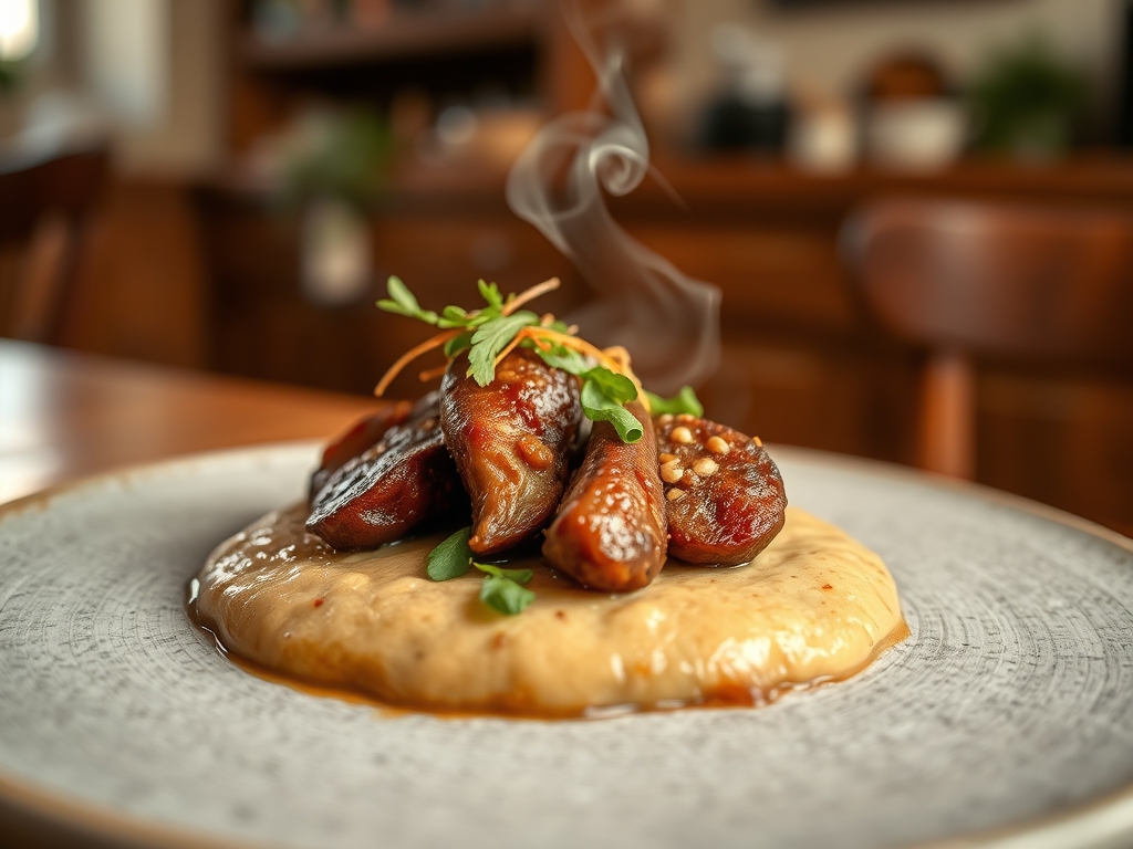 Empadão de carne de caça e puré