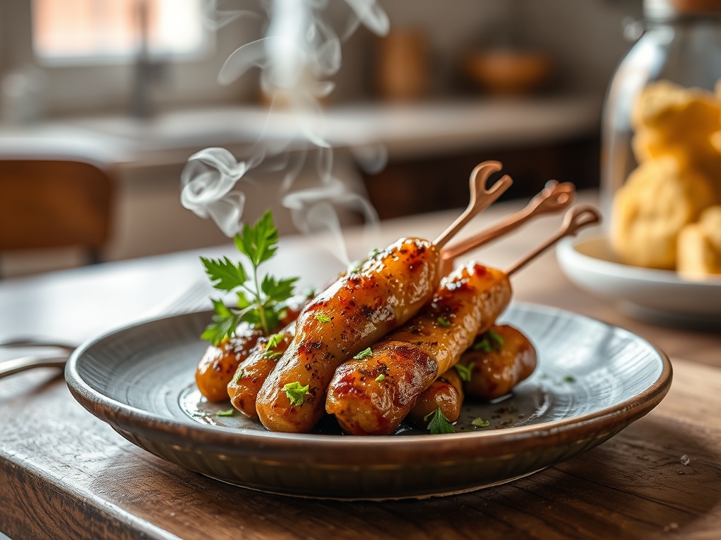 Espetada madeirense em pau de louro