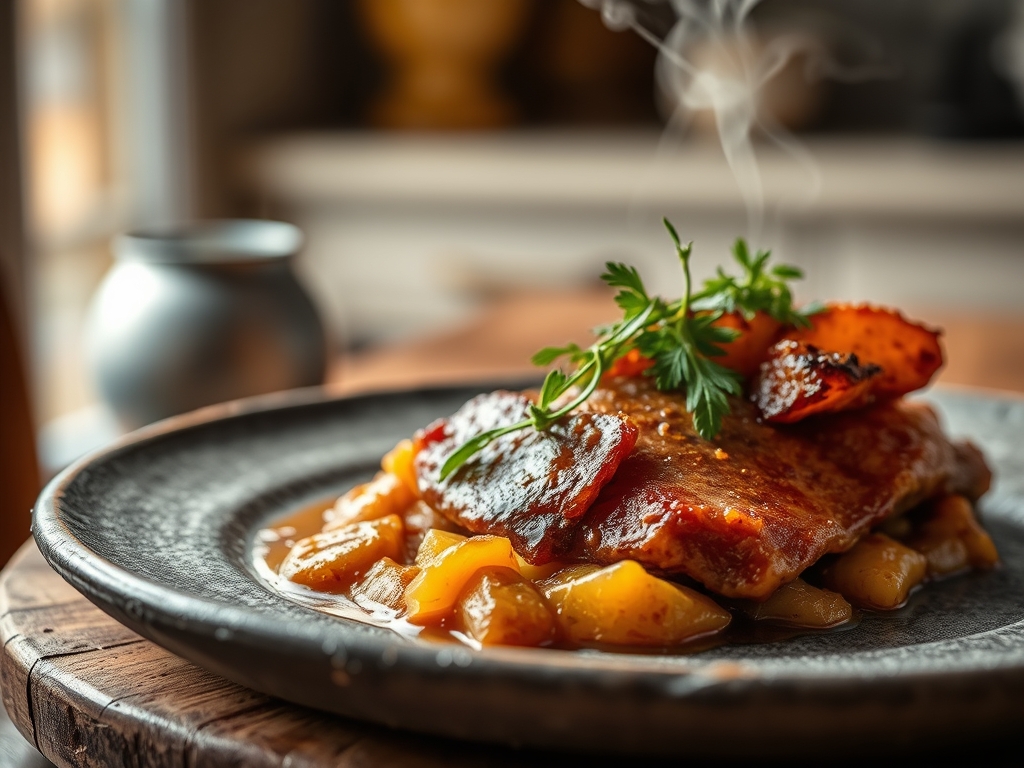 Morcela de sangue e cominhos