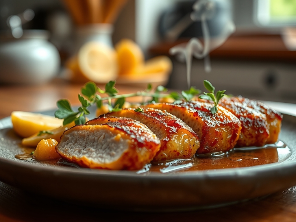 Orelha de porco em conserva de alho