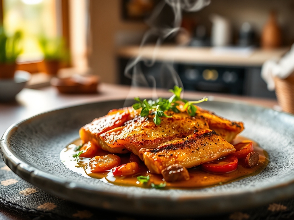 Perdiz estufada à moda da aldeia