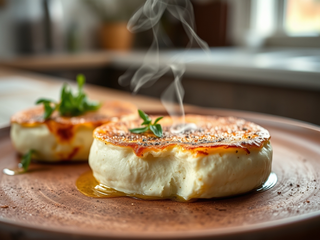 Queijo em azeite e ervas finas