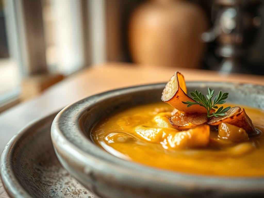 Sopa de agrião de nascente isolada