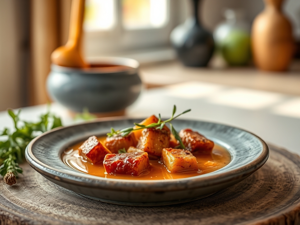 Sopa de cação alentejana isolada